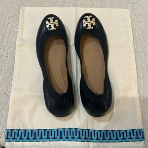 New without box: Tory Burch leather ballet flats 8.5